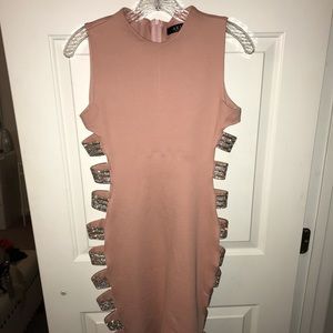 Blush party dress